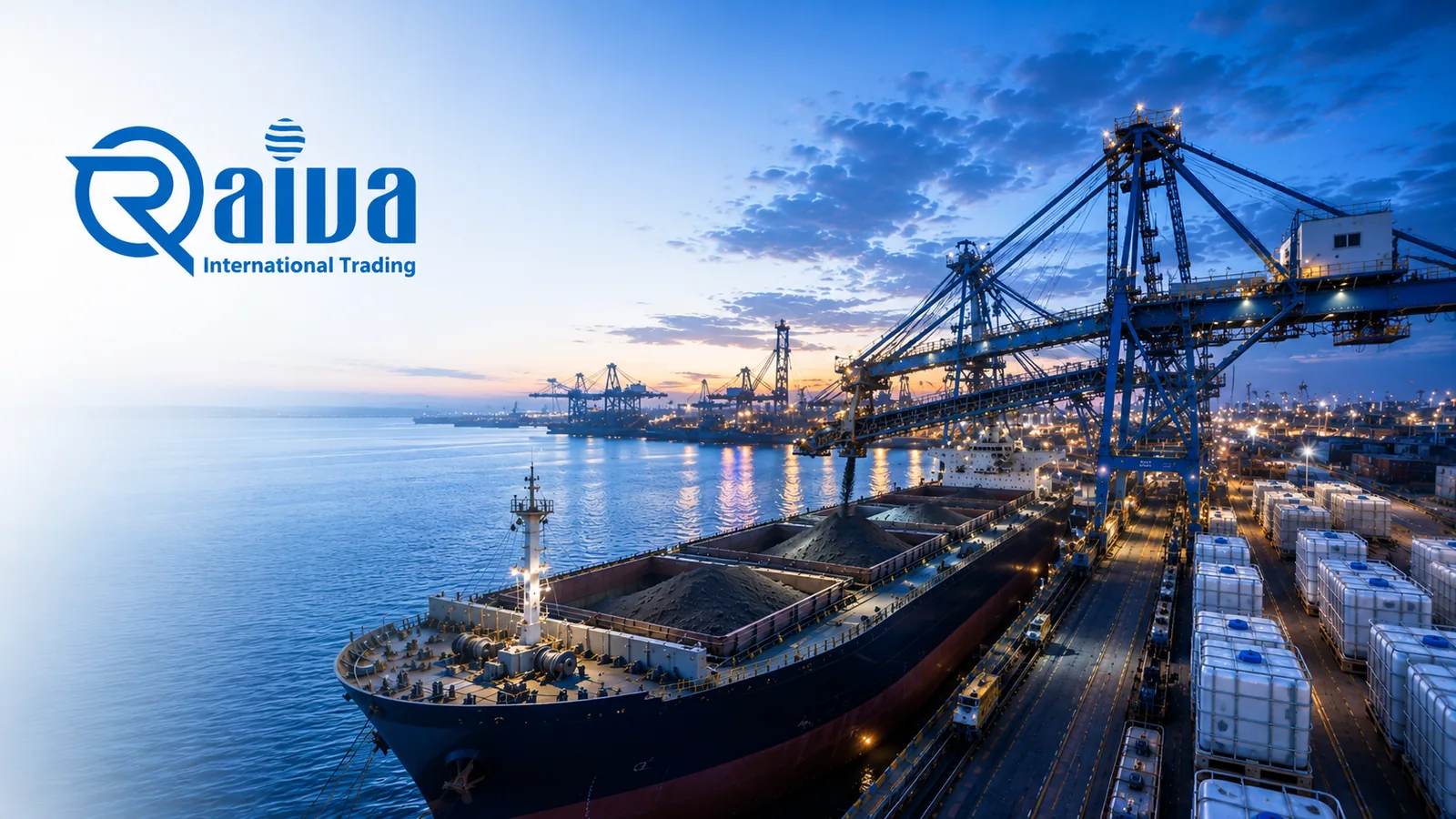 Global B2B mineral export logistics and shipping — Raivaco