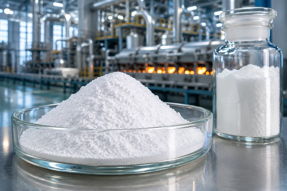 Soda Ash — dense and light grades for glass and detergents — B2B bulk export supplier — Raivaco